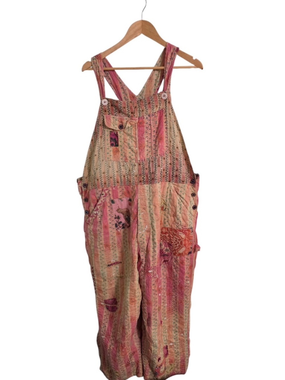 Magnolia Pearl Sunfaded Love Overalls One Size